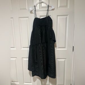 Kate Spade Black Tiered Midi Dress Target collab small